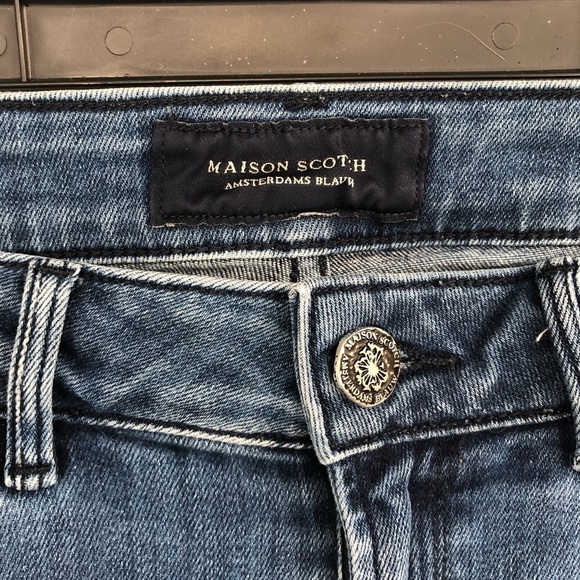 SCOTCH & SODA Maison Scotch Jeans La Bohemienne Mid Rise Skinny 28 Stretch Denim - Picture 3 of 8